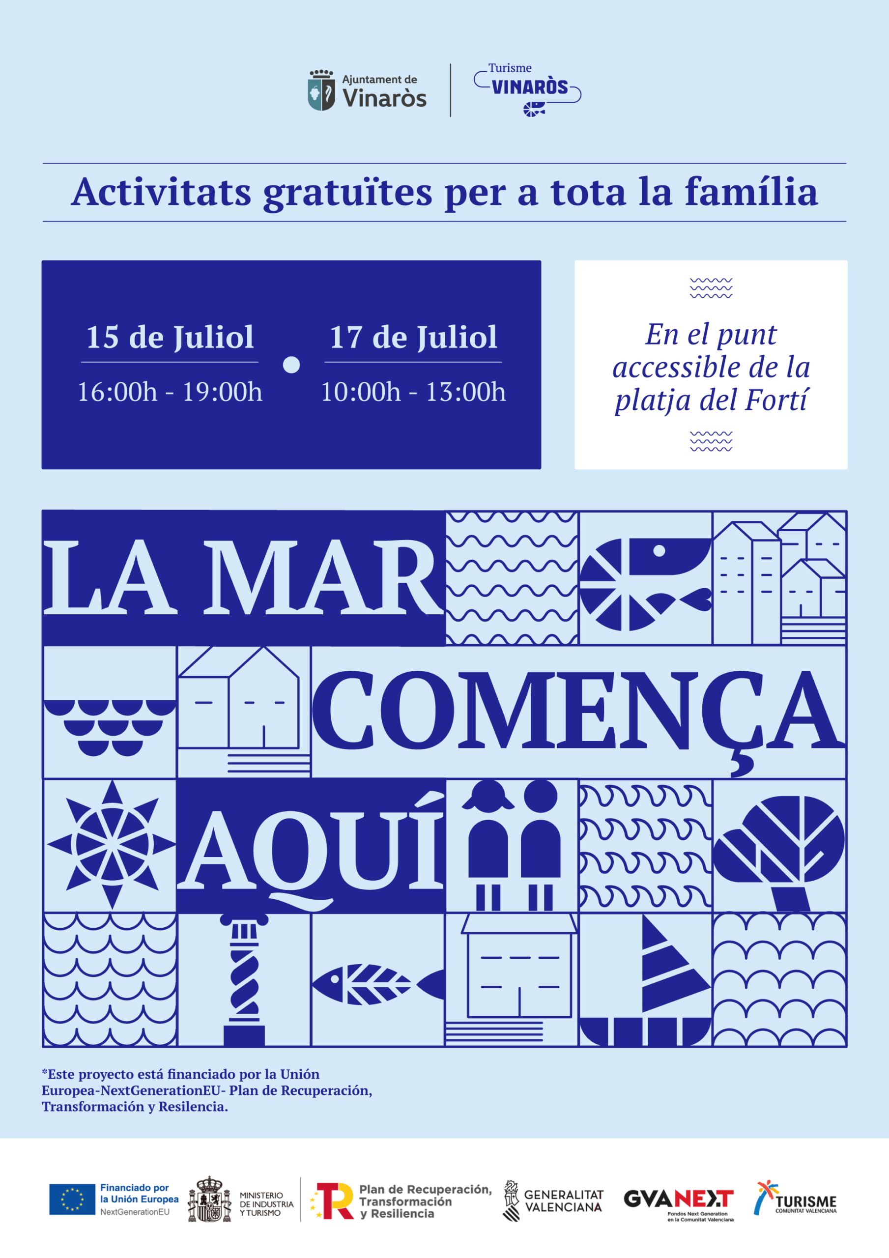 Vinaròs lanza la campaña “La Mar Comença Aquí” para concienciar sobre la basura marina